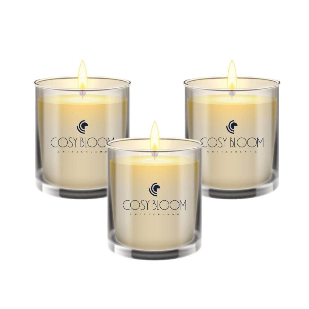 Cosy Bloom Duftkerze Ätherische öle 170g Trilogie-Box